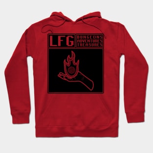 LFG Looking For Group Sorcerer Fireball Spell Spellcasting Dungeon Tabletop RPG TTRPG Hoodie